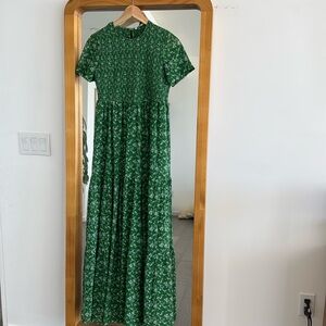 Zara floral maxi dress